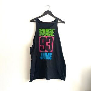 Vintage Seattle KUBE 93 Jams Black Muscle Tank